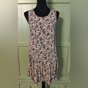 American Eagle Outfitters Floral Mini Dress - Black and Pink